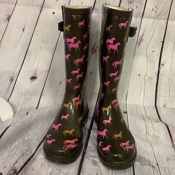 Western Chief - Horse Rain Boots - Size 6 - Picture 3 of 5